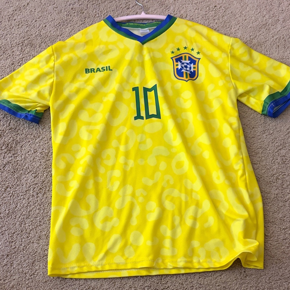 Brazil Soccer Jersey - Yellow
